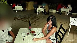 restaurant orgy with big cocks facial cumshots right in front of guests