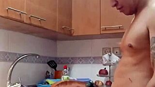 hey suegra you look so sexy in kitchen i can't hold back fucking your tight ass