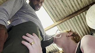 Slut Wife Strips Naked For Muscular Builder After Cuck Leaves Work