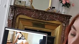 my girlfriend sucks me off while watching french amateur julynovember porn cum