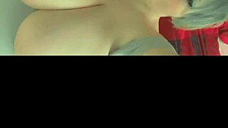 bbw rides double penetration toys through ripped one piece outfit