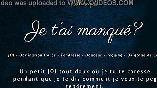 Jerk Off While I Fuck You French Girl Pegs Guy Hard!