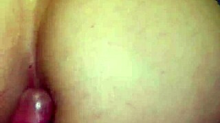 colombian stepsis's huge ass craves anal creampie behind boyfriend's back