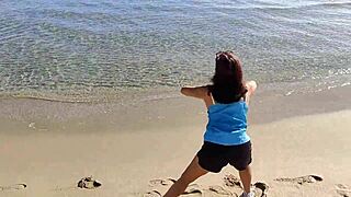 StepMom And Fuck Doll Pussy Sandwich On Bed... Caught Bent Over Doggystyle Spanking?