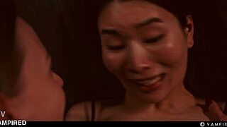 josephine jackson preys on rikako katayama as vampire lesbian