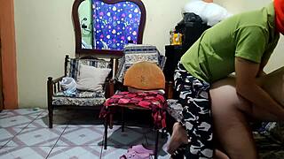 Innocent Fat Stepdaughter Invites Daddy for Juicy House Sex While Hubby Away