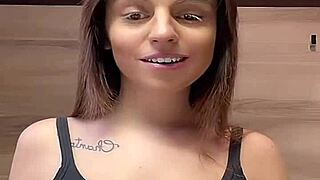 damn these huge braless tits bounce wild in tanktop all day