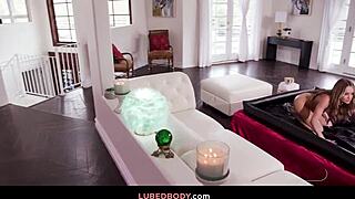 boss's wife athena anderson surprises elias cash with nuru massage cash sex