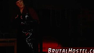 wanna watch rough bdsm punishment for two young sluts in garage?