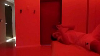 hot latina michel strips and licks colombian ass in steamy lesbian show