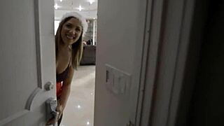 santa stuffs his huge cock into lingerie-clad hot teen asses during holidays