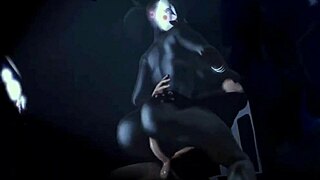 Puppet from FNAF gets wild in this big tits and ass compilation part 1