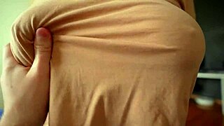 step sister begs to touch her wet pussy through leggings then ride hard