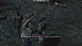 Milf Gangbanged by Interracial Group Pounding Pussy and Ass!