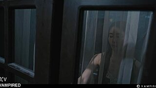 josephine jackson preys on rikako katayama as vampire lesbian