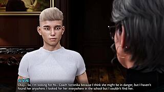 Dominant College Dean Craves My Huge White Cock in Fat Tits Hentai Game