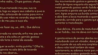 daughter's friend delivers raw submissive blowjob to lingerie milf