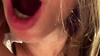 candie cross's tiny 18+ ass gets ruined in pov doggy drills ending creamy facial 😈🔥