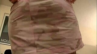 Slutty secretary masturbates to porn then swallows his cum facial