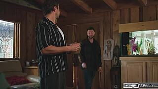 Busty Petite EMBER SNOW Rewards Saviors with Wild DP!!