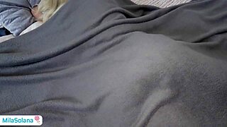 Step sister wakes him with wild morning fuck ending in hot cum on huge ass