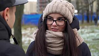 Casual Teen 18+ Pickup Hookup: Shaved Pussy Deepthroat Doggystyle Choking Orgasms Argentinian Teacher.