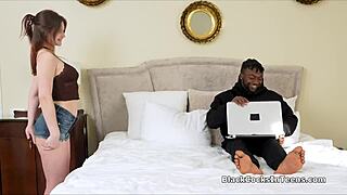 Fucking Busty Teen Maid's Tight Pussy with BBC for Extra Cash