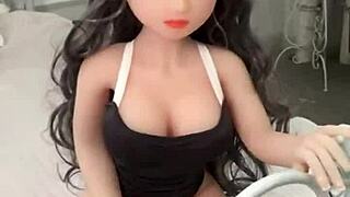 my 125cm cute sex doll harriet takes easy deep fucking