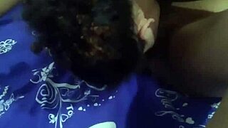 REAL TRIO SEX WITH STEPSIS AND GIRLFRIEND ON BED IN COSTUMES