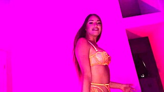 Hot latina squirts everywhere 😍 while giant cock smashes her juicy pussy hard!