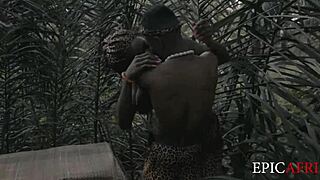 i needed help so she spread her wet ebony pussy for outdoor fun