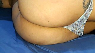 Colombian Stepdaughter's Big Ass Shakes Wildly During Sex