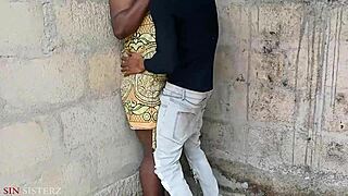 Hey stepson, fuck my wet ebony pussy doggystyle in this uncompleted building?!
