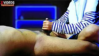 Neighbor gave me my share of cumshot after amateur blowjob