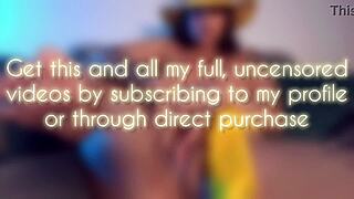 worship fem luffy's juicy latina wet pussy lips tattooed ass and feet up close