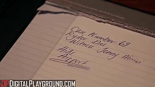 angela white and ivy wolfe's investigation heats up into shaved pussy licking cunilingus scissoring clit tribbing dirty talk