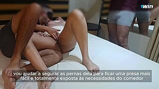 bruna silva hotwife milf bred by bull while cuck husband watches