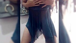 pretty latina slips lingerie dances solo homemade teases softcore surprises