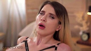 vanessa hillz in stockings heels teases pov blowjob before intimate ride