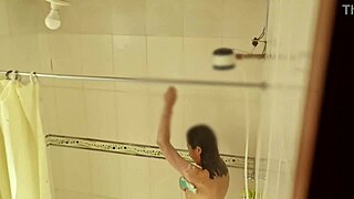 spy cam catches sexy latina nurse cunilingus in bathroom hidden voyeur style?