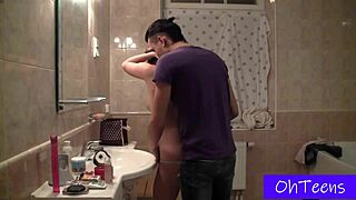 Regina and Sam College Shower Fuck Video