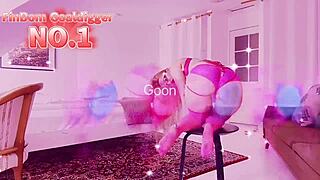 Findom goaldigger trains gooning doll with her mantra