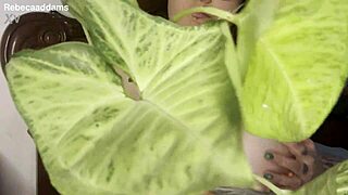 Mommy's Big Natural Tits Wiggle In Shower For First Time Voyeur Fun