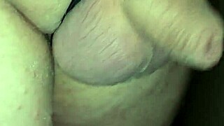 he ties up tiny dick dangling huge balls tight