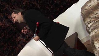 Hubby watches hooker in heels take facial cumshot—marriage fixed?