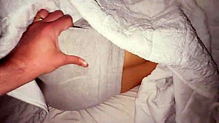 Sneaky Oiled Big Tits Slippery Fuck Leads to Messy Titty Bang Huge Cock Close-Up