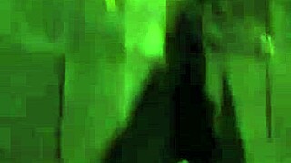 Ting Xuan heads outdoors, pees publicly, drops her skirt and strokes her ladyboy cock in the park.