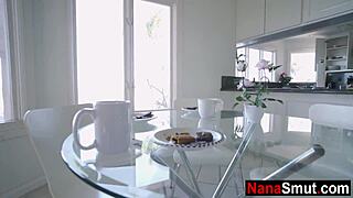 Hot Step Grandma Sucks My Cock Dry Before Wild Fuck!