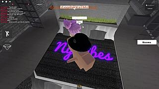 Roblox teacher milf spreads wide as horny virgin student pounds her relentlessly in wild fuck session.