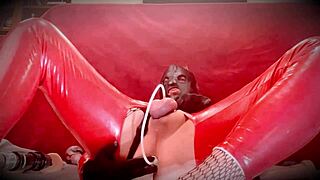 hey jett hoover, you're punishing that chastity cage hard... cumming into the ass machine with dildo thrusts and fisting, pissing right into your ass, then electro zaps for the big finale orgasm